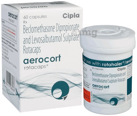 aerocort rotacaps 60 capsules