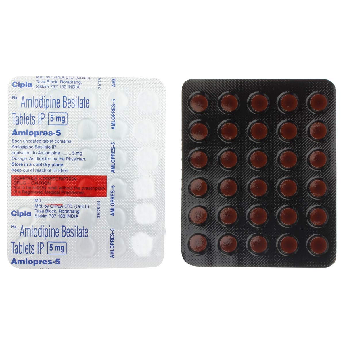Amlopres 5 Tablet 30 tablets