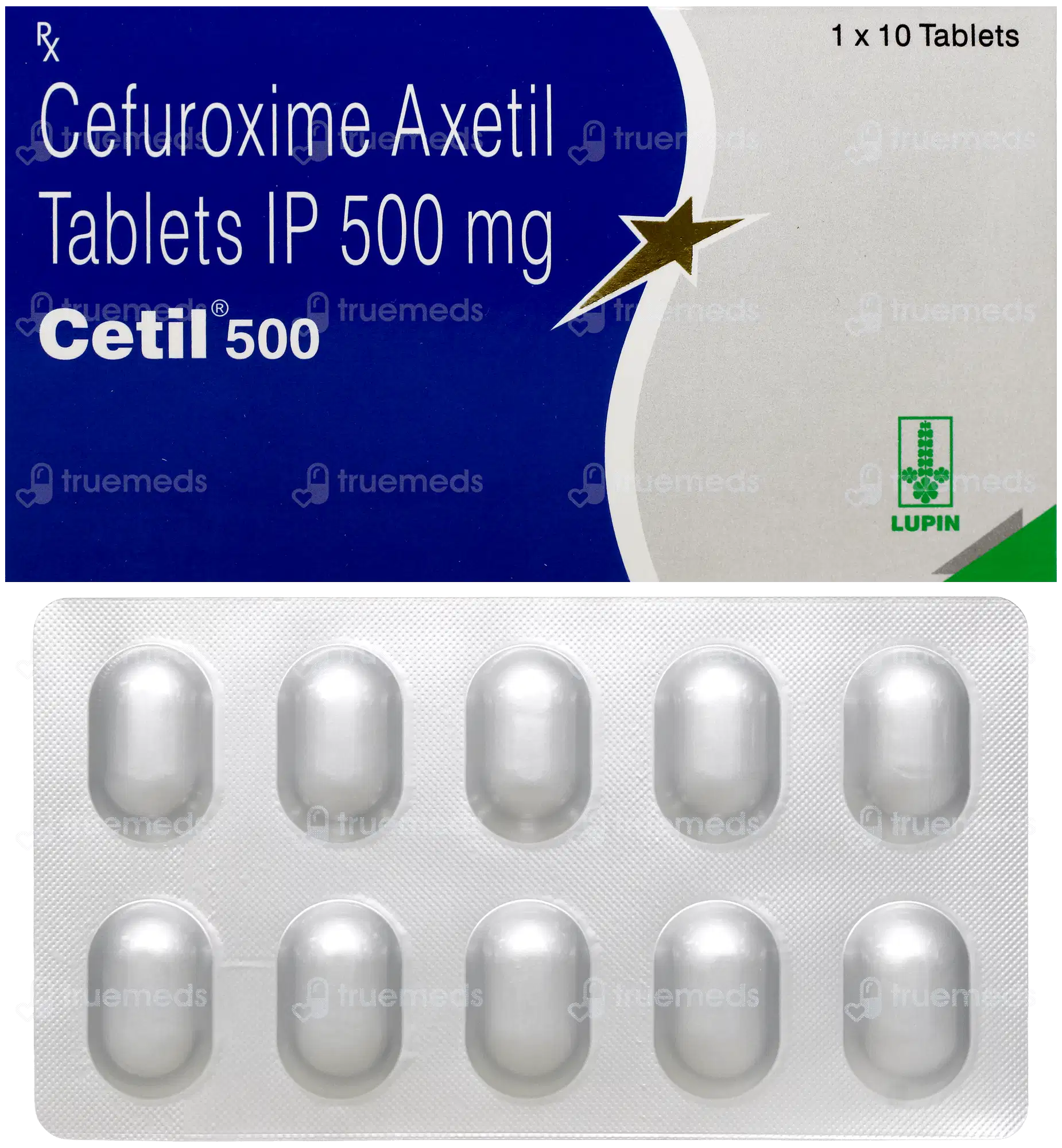 Cetil 500 Tablet 10 tablets