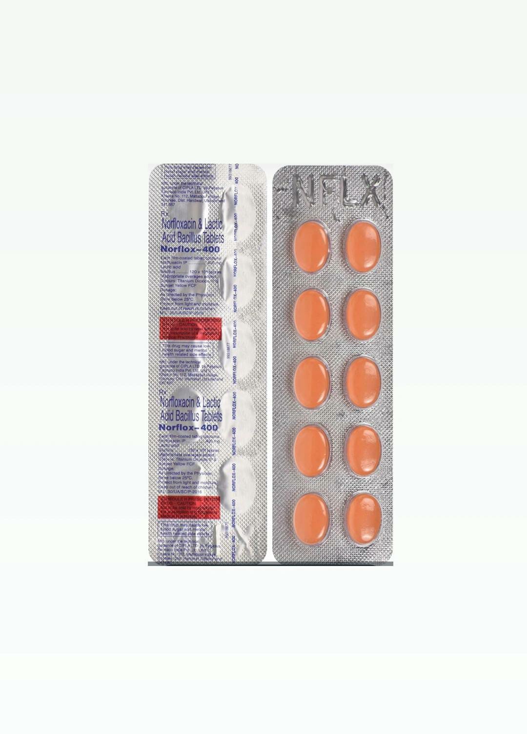 NORflox 400 Tablet 10 tablets