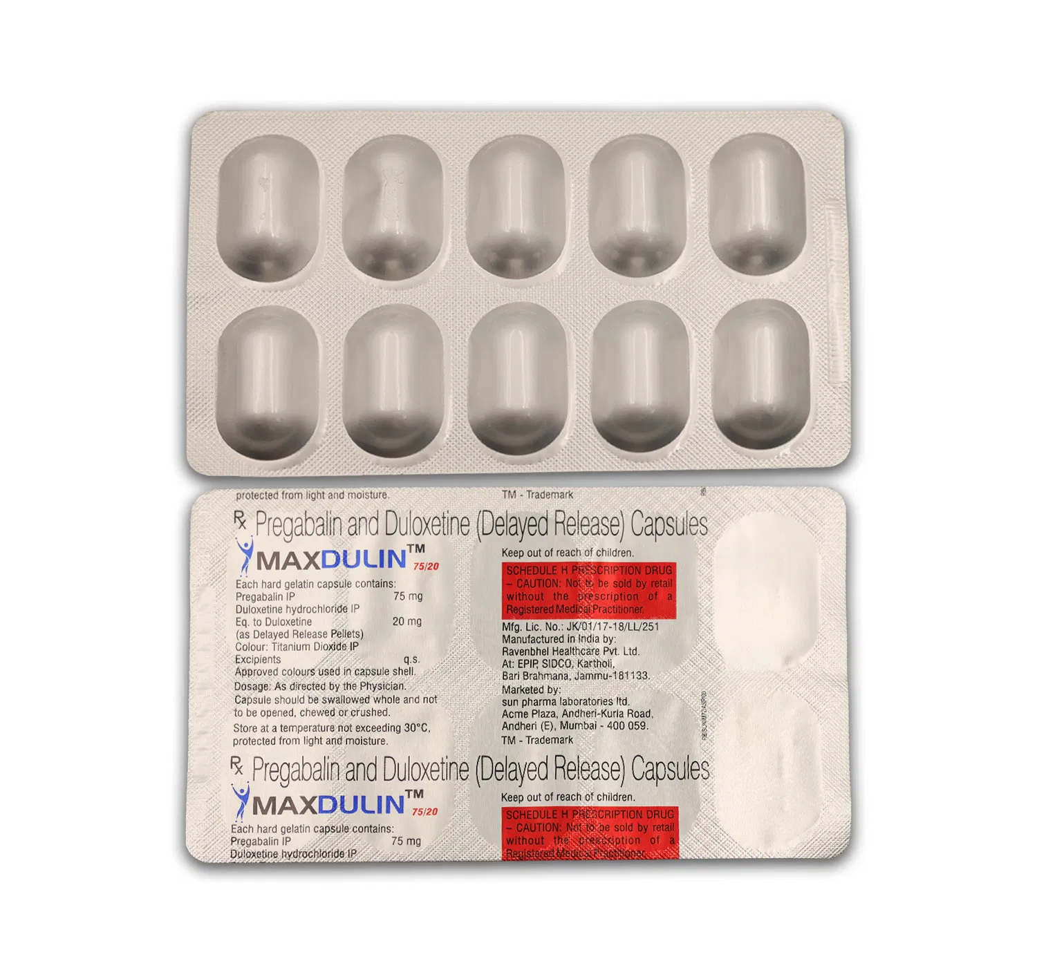 Maxdulin 75/30 Capsule DR 10 Capsule DR