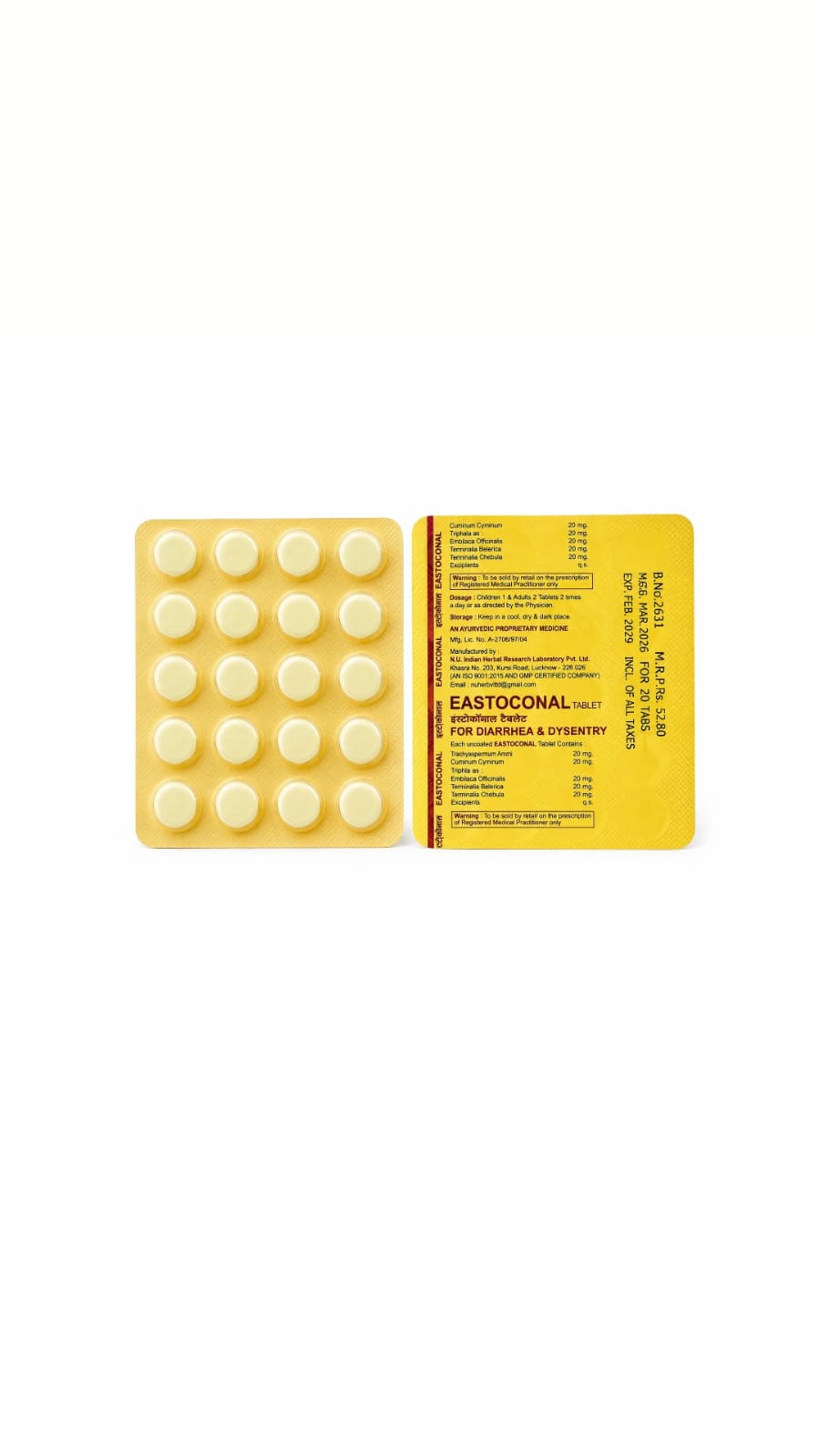 EASTOCONAL Tablets
