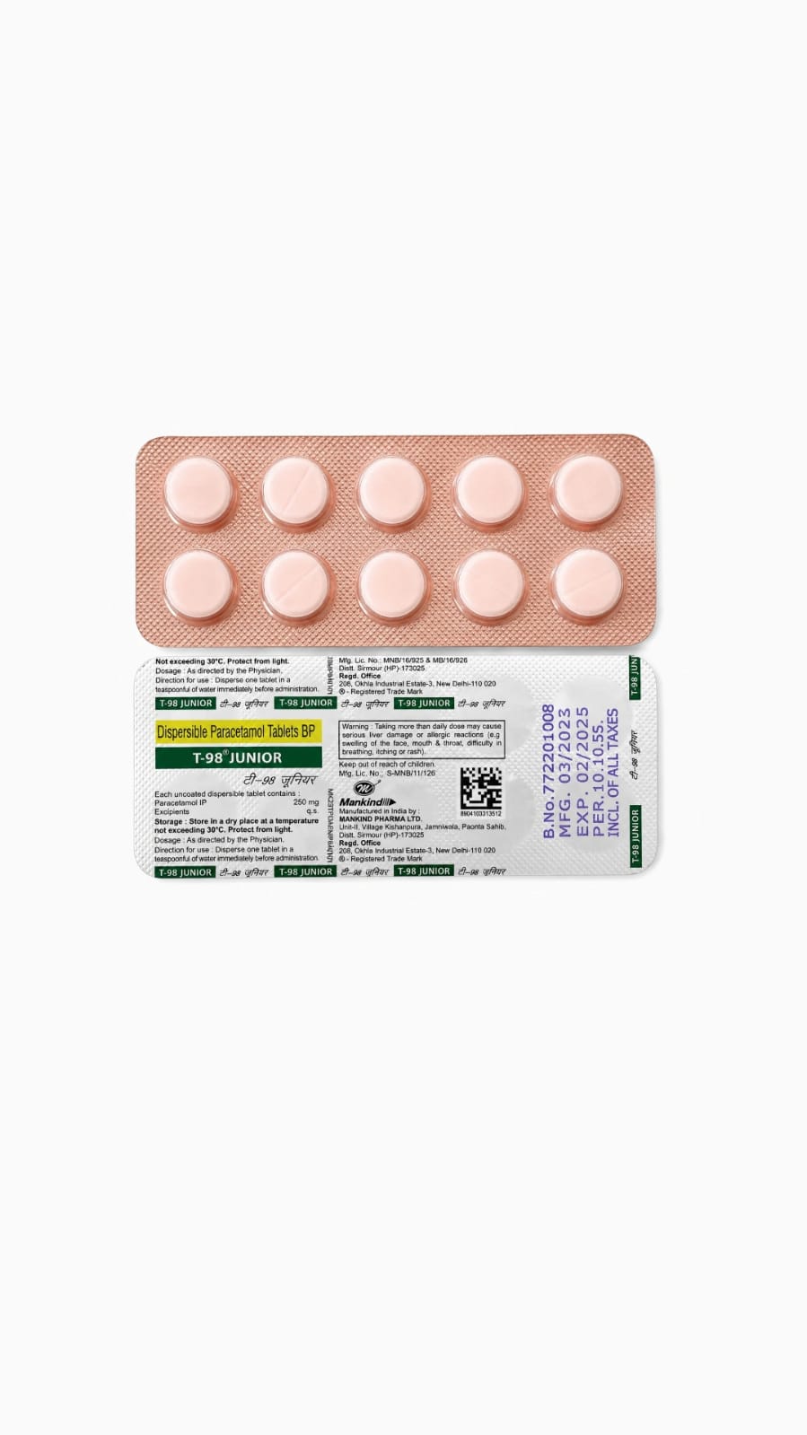 T 98 Tablet DT 10 tablet dt
