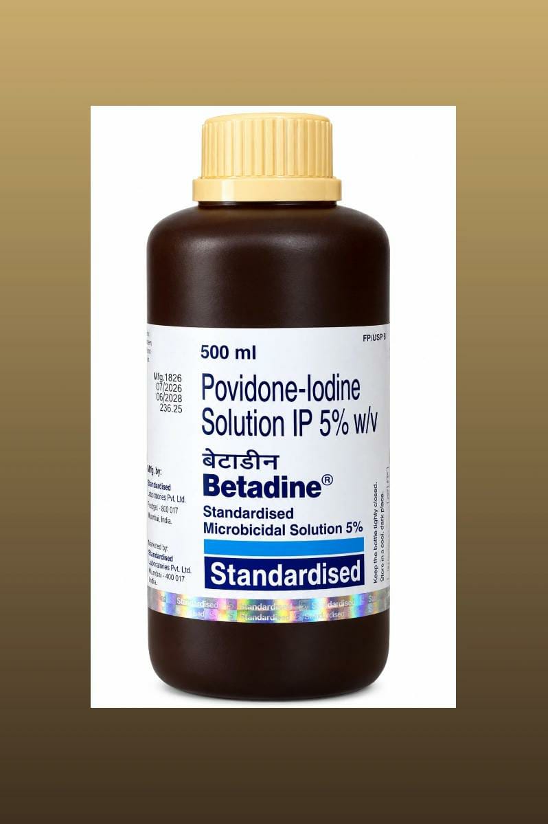 Betadine 5 % Solution 500 ml Solution