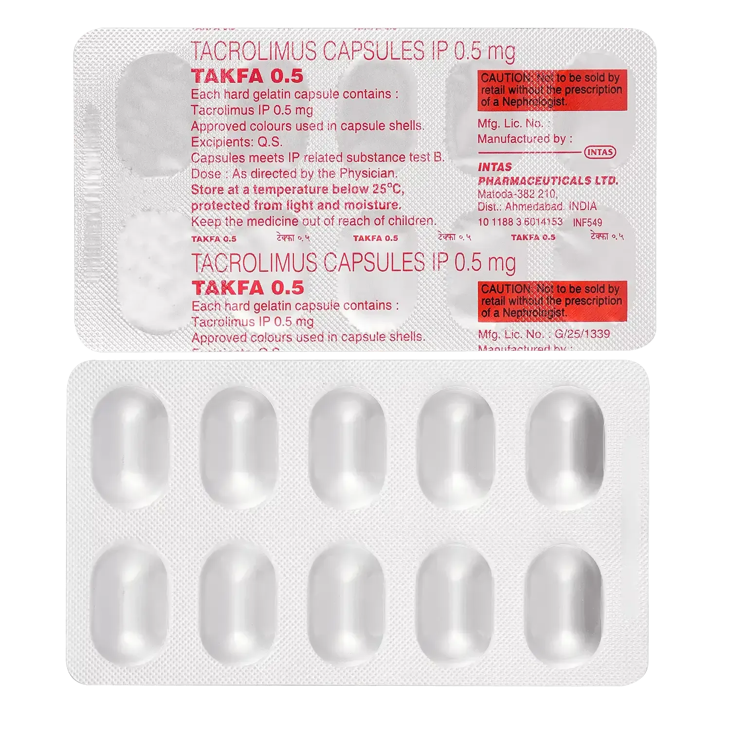 Takfa 0.5 Capsule 10 capsules