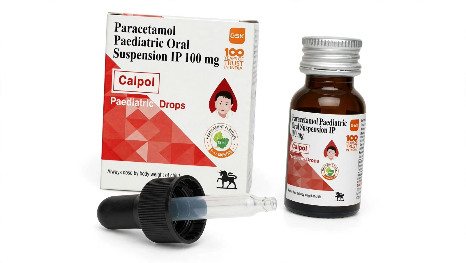 Calpol Paediatric Drops Peppermint