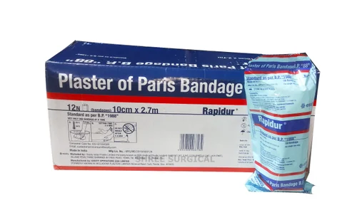 Rapidur Plaster of Paris Cast Bandage B.P. 10cm x 2.7m