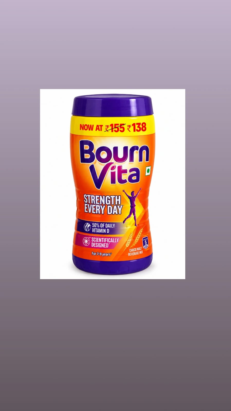 Bournvita Cadbury Bournvita with Vitamin D for Strength/Chocolate Chocolate