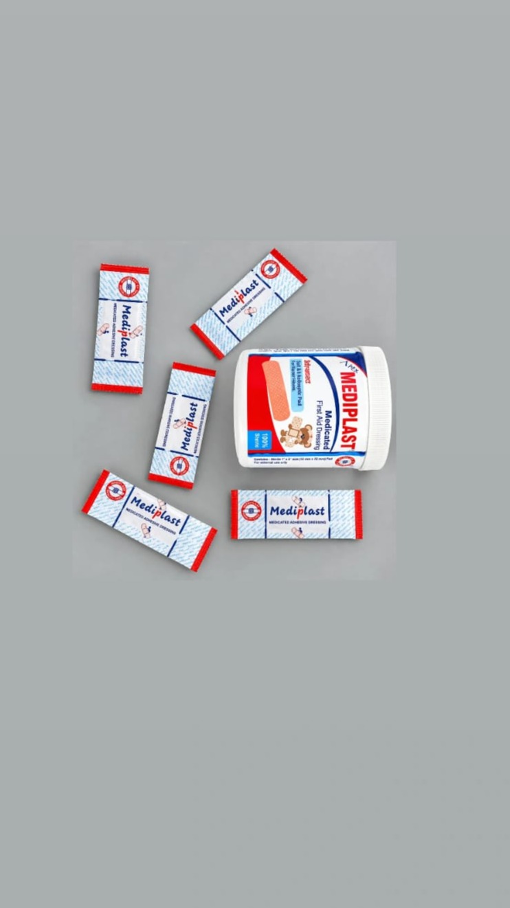 Mediplast medicated first aid dressings