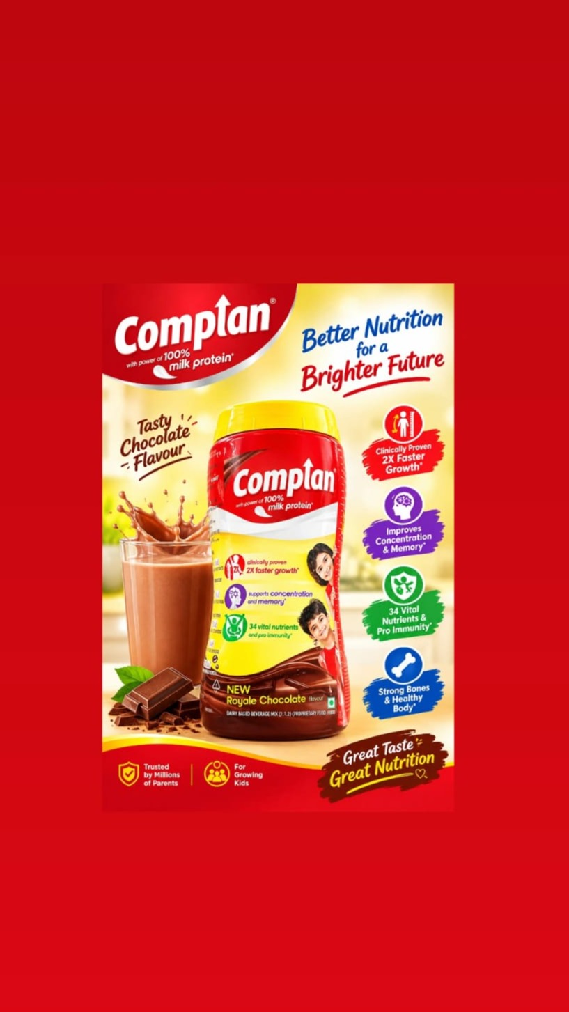 Complan Nutrition Drink Powder for Children | Royale Chocolate