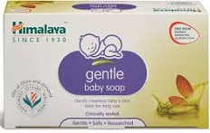 Himalaya Gentle Baby Soap for Normal Skin | Cleanses Baby's Skin | Paraben-Free75g