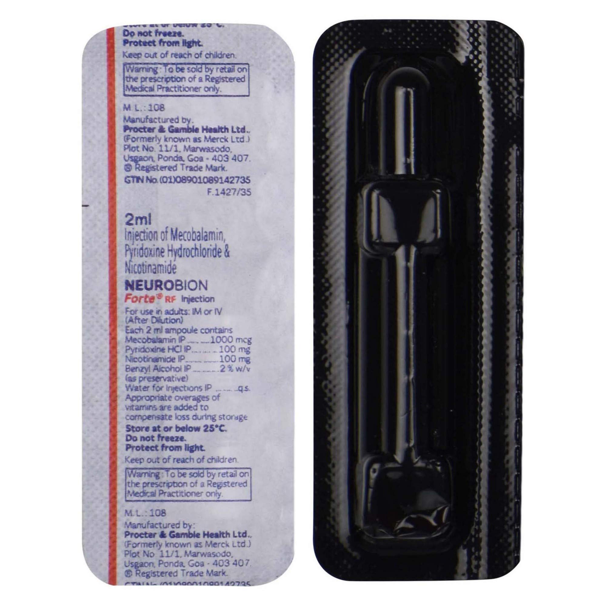 Neurobion RF Forte Injection Injection 2 ml 