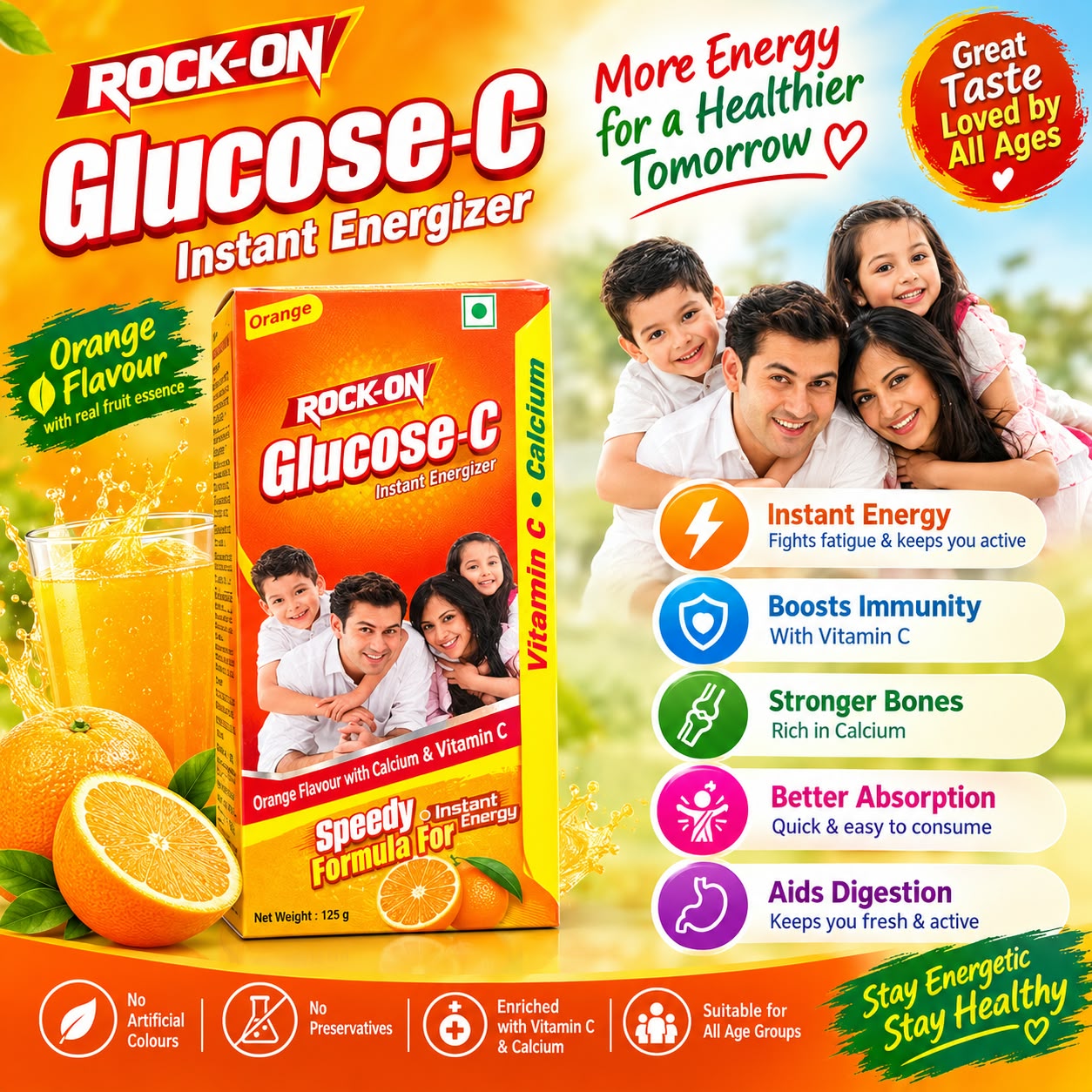 Glucofab Glucose C Powder (orange)