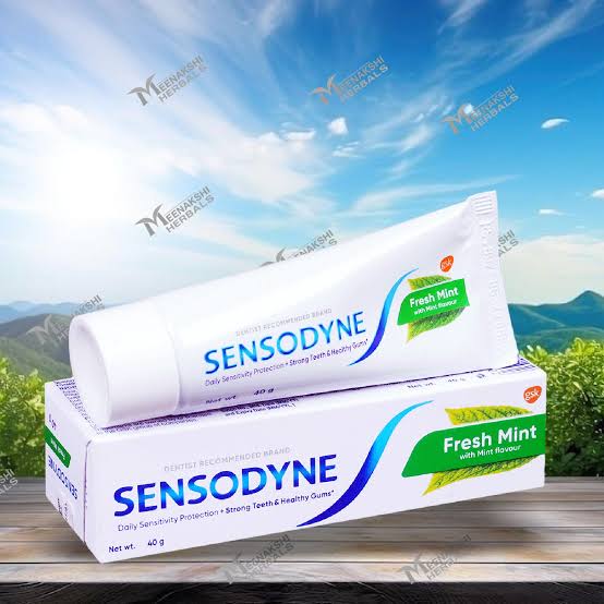 Sensodyne Fresh Mint Sensitive Toothpaste | For Strong Teeth & Healthy Gums