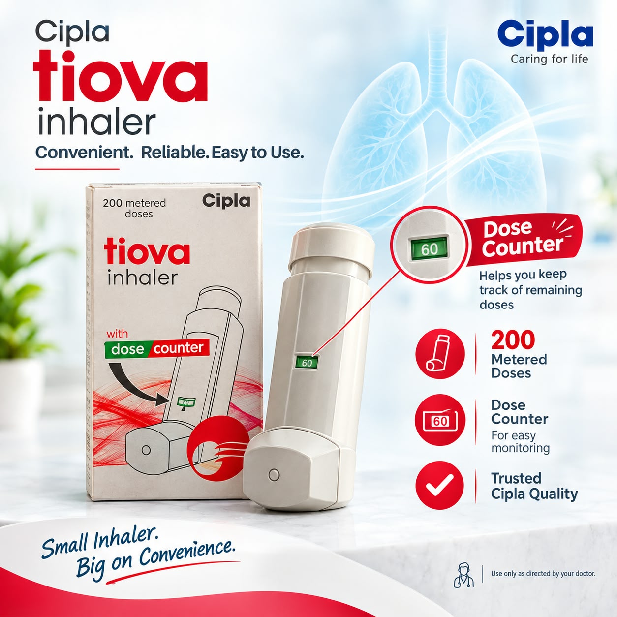 Tiova inhaler