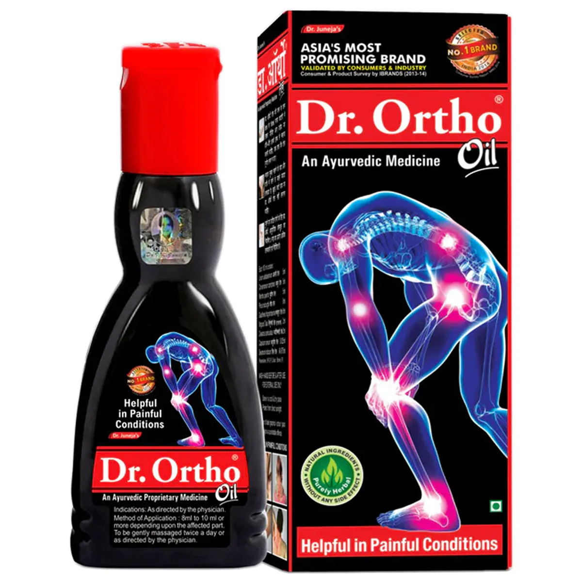 Dr Ortho Ayurvedic Medicine Pain Relief Oil | Bone, Joint & Muscle Care Oil 60ml