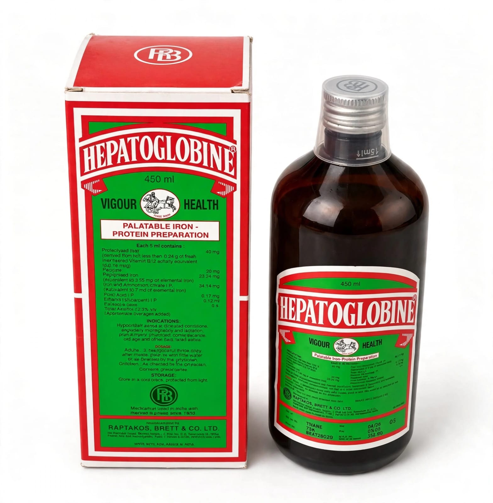 Hepatoglobine Liquid,450ml