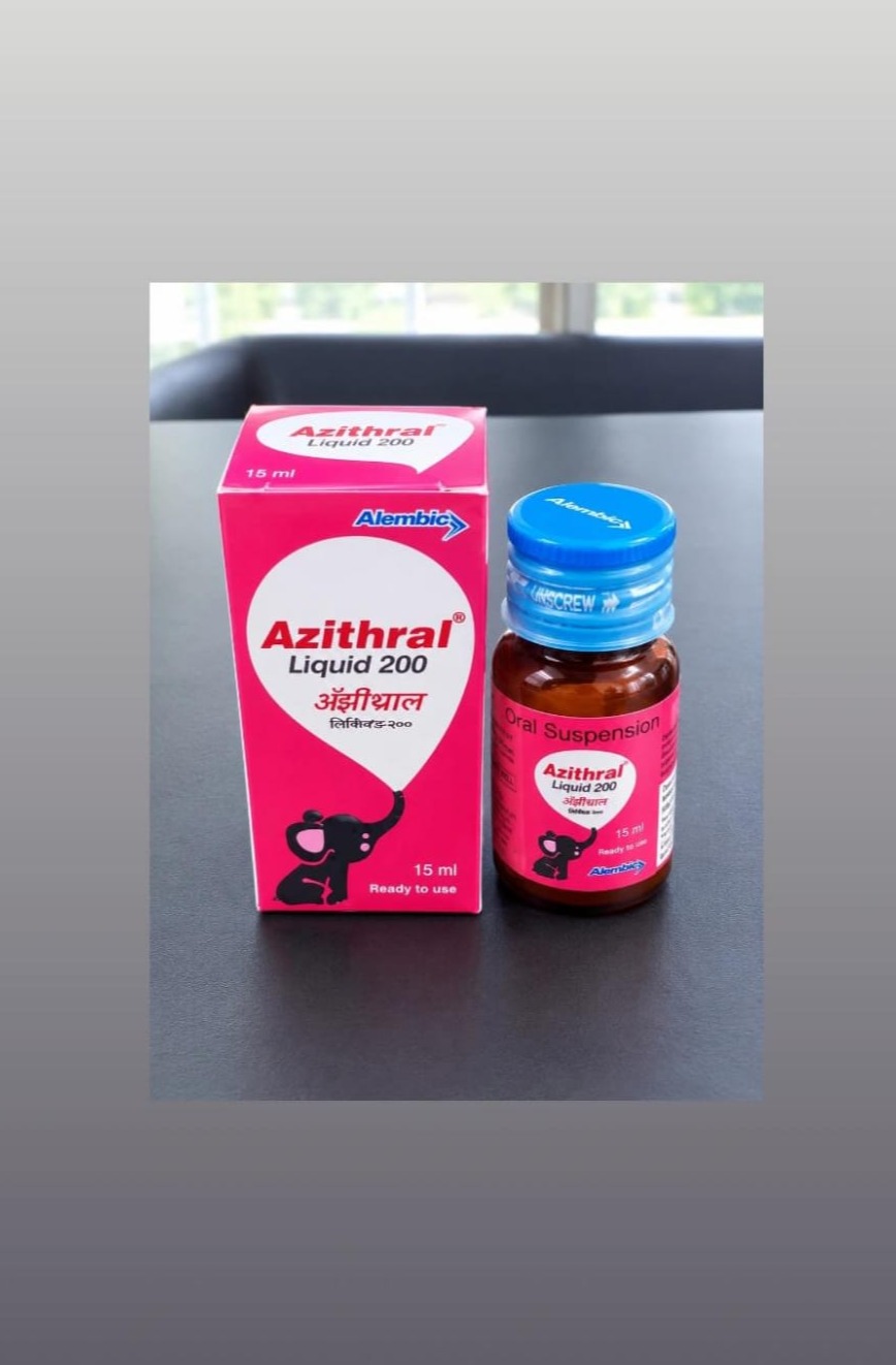 Azithral 200 Liquid 15 ml Oral Suspension