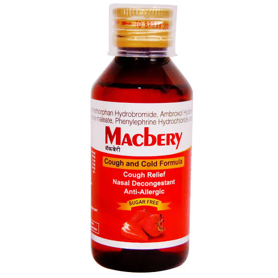 Macbery Syrup Strawberry Sugar Free