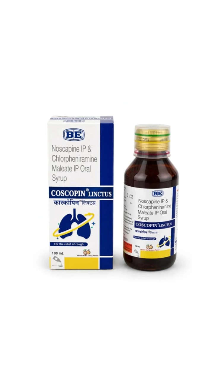 Coscopin Linctus Syrup Passion fruit & cherry