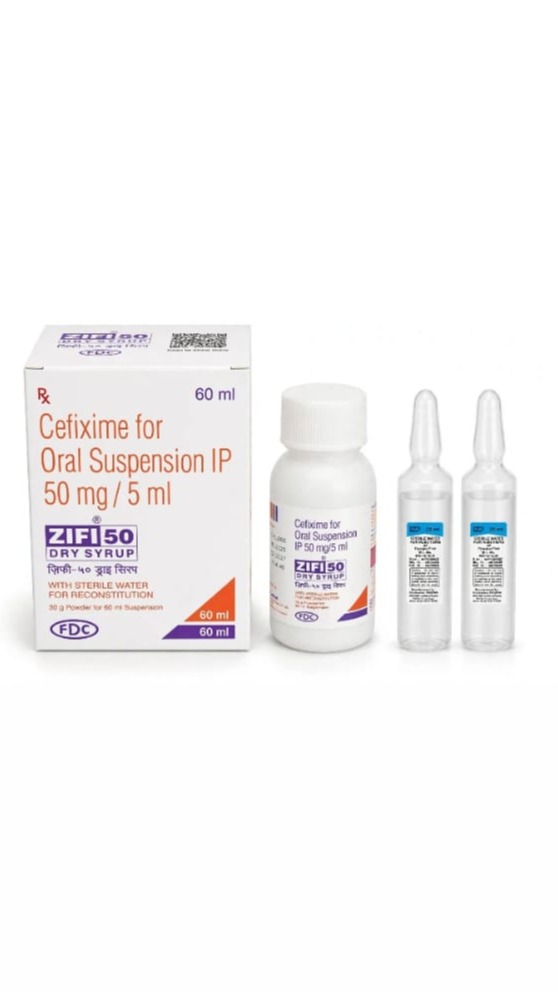 Zifi 50 Dry Syrup 60ml Oral Suspension