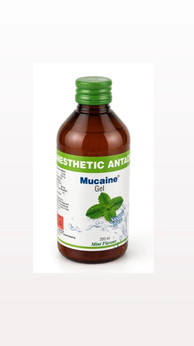 Mucaine Gel Mint Sugar Free