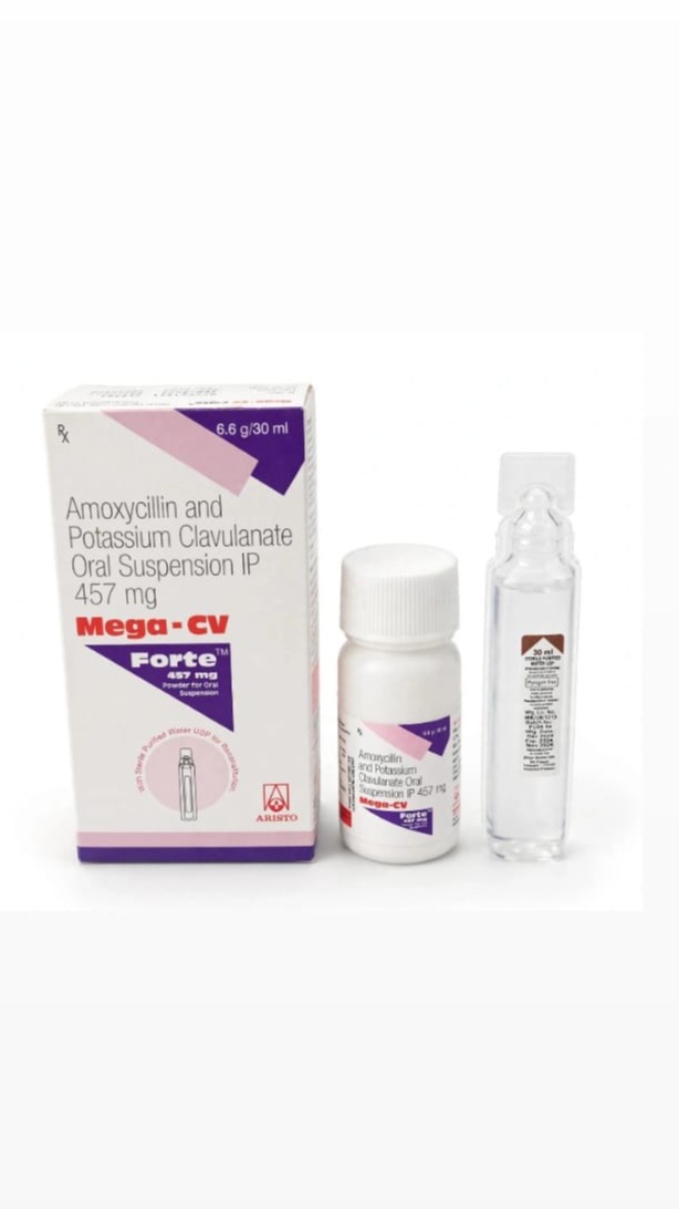 Mega-CV Forte 457mg Dry Syrup