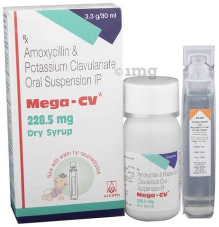 Mega-CV 228.5mg Dry Syrup
