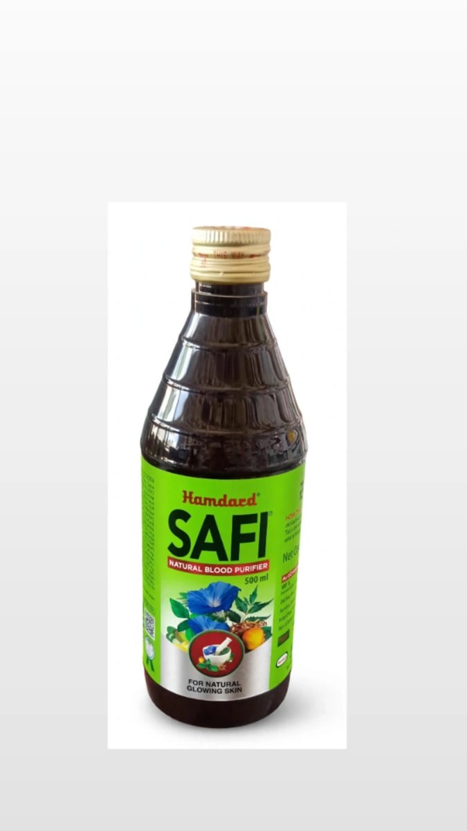 Hamdard Safi Natural Blood Purifier Syrup | For Natural Glowing Skin 500ml