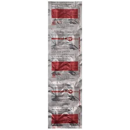 Monocef-O CV 200/125 Tablet 10 tablets