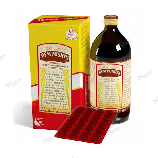 Hempushpa Syrup | Women’s Health Restorative & Uterine Tonic 170 ml.