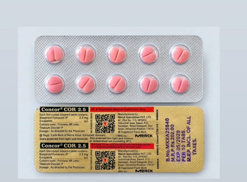 Concor COR 2.5 Tablet 10 tablets