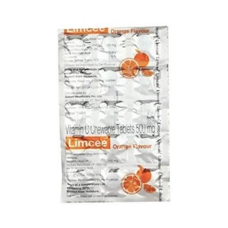 Limcee Vitamin C Chewable Tablet | Flavour Orange