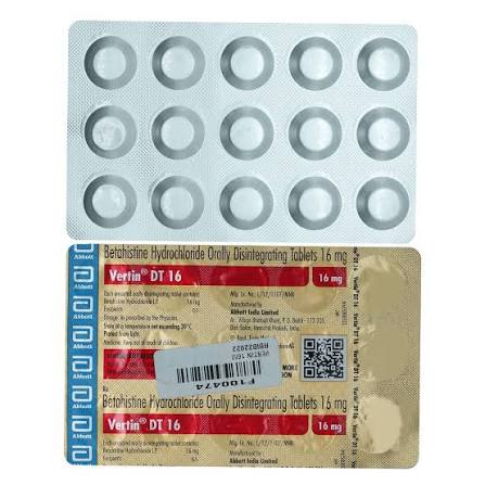 Vertin 16 Tablets