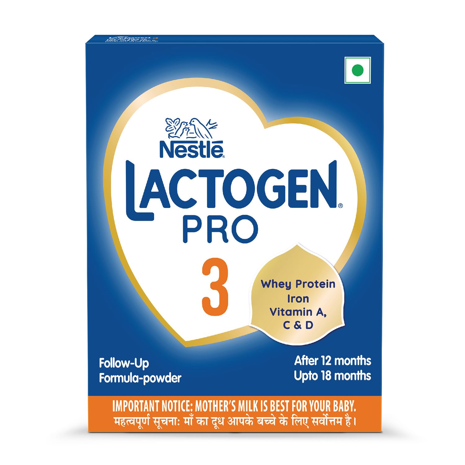 Nestle Lactogen Pro 3, Follow-Up Formula Powder with Iron, Powder and Vitamins, After 12 Months Up To 18 Months