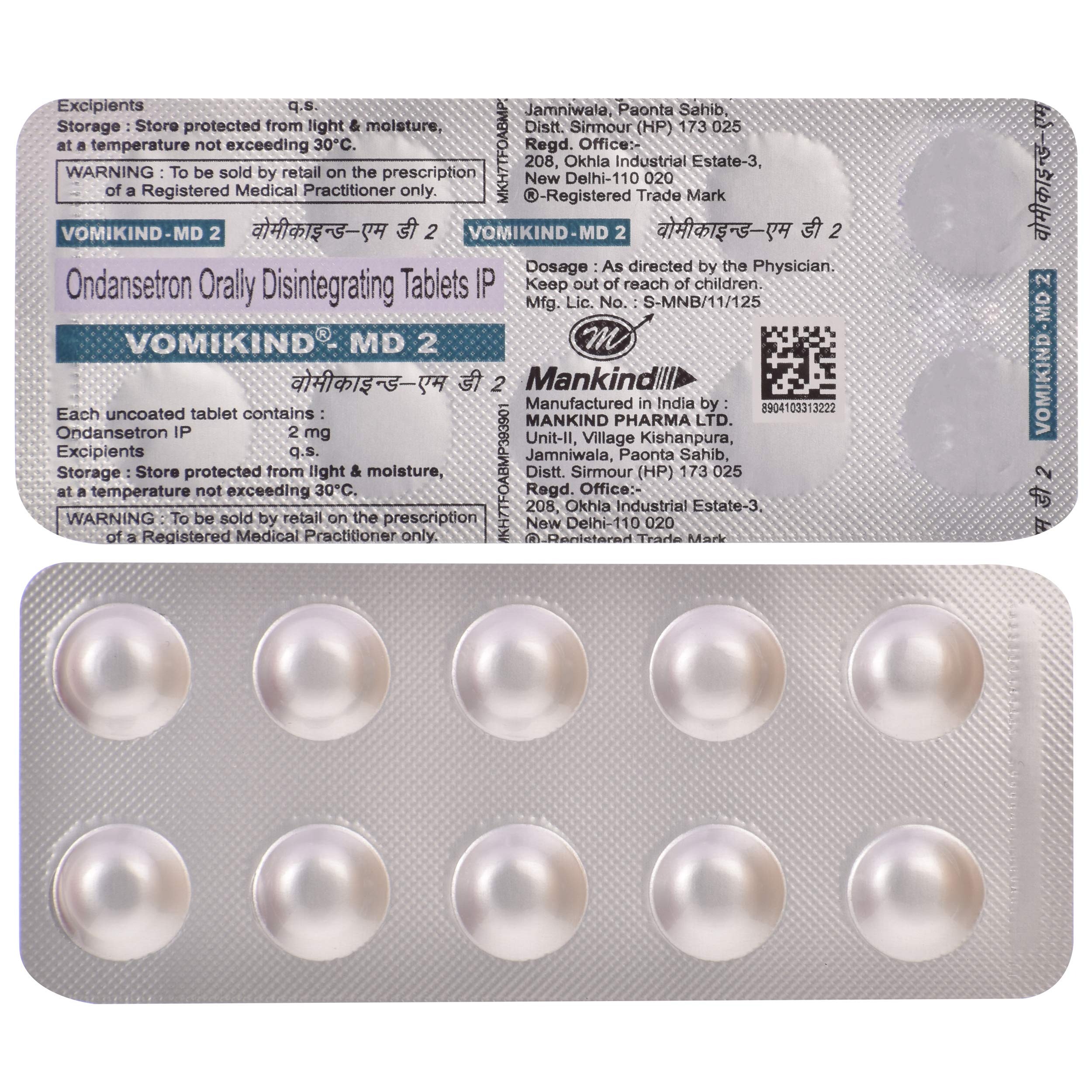 Vomikind-MD 2 Tablets