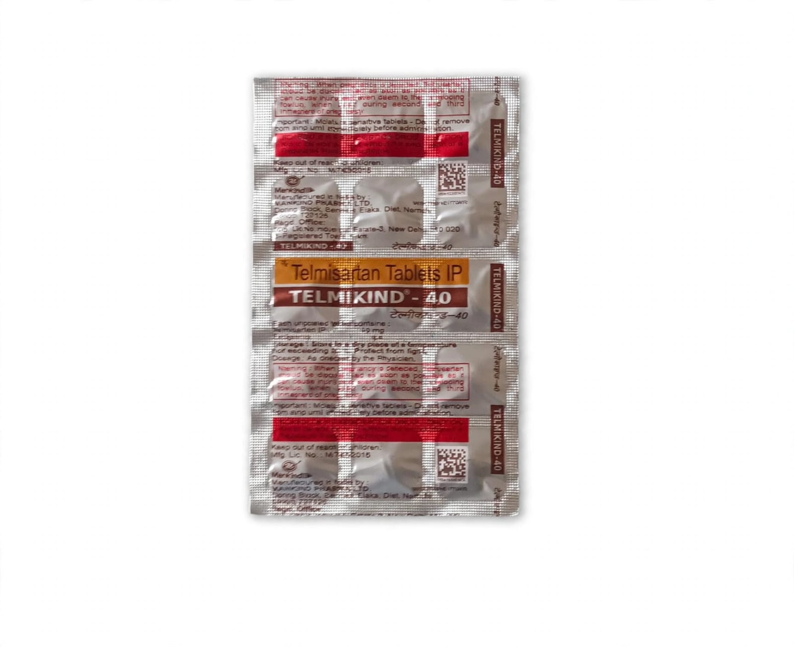 Telmikind 40 Tablets