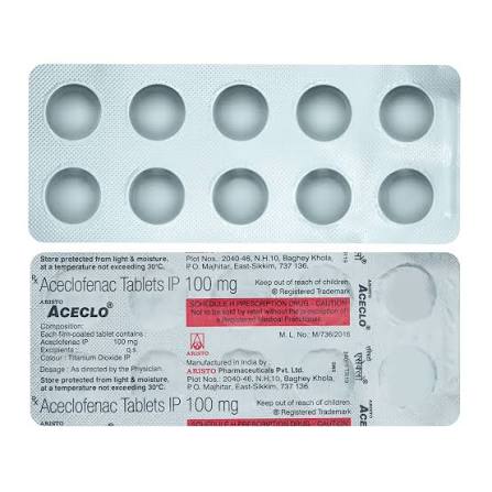 Aceclo Tablet 10 tablets