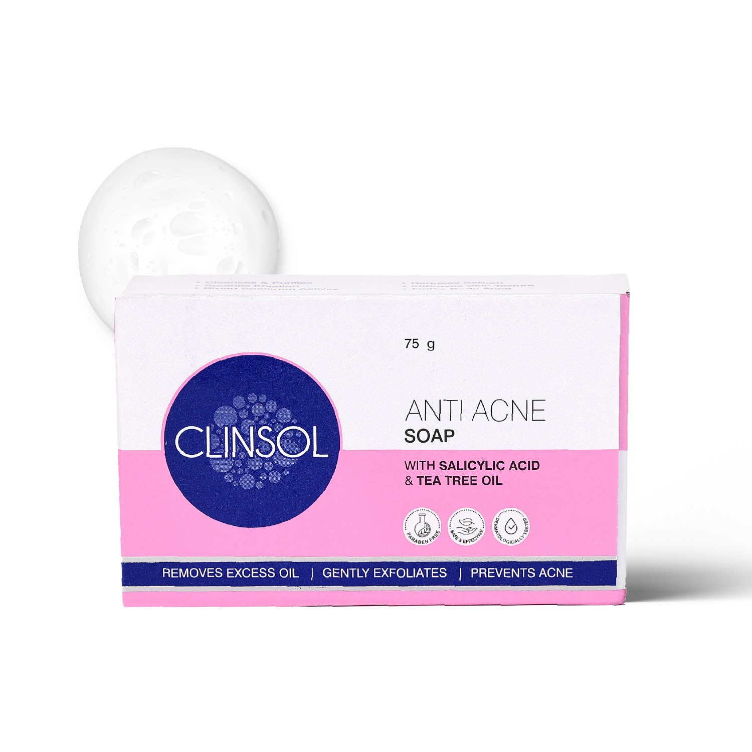 Leeford Clinsol Anti Acne Soap 75g