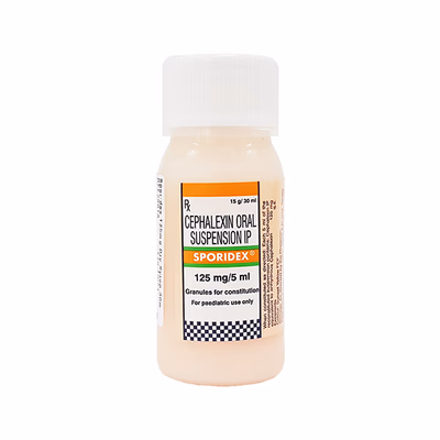 SPORIDEX 125mg Oral Suspension 30ml