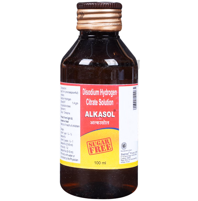 Alkasol Oral Solution Sugar Free  100ML