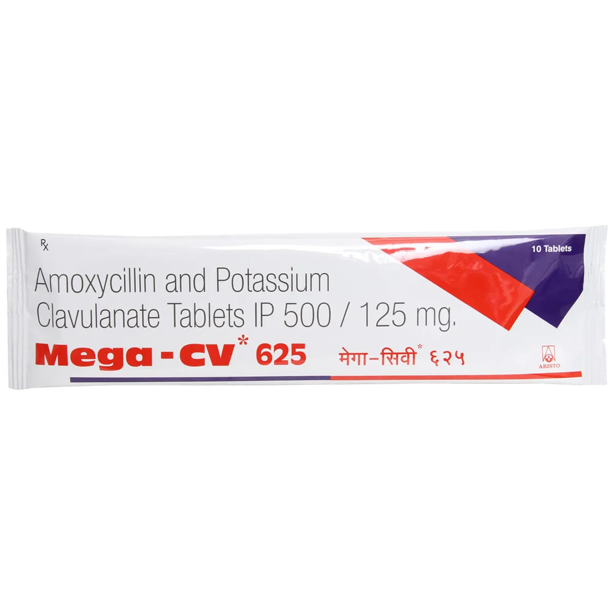 Mega-CV 625 Tablet 10 tablets