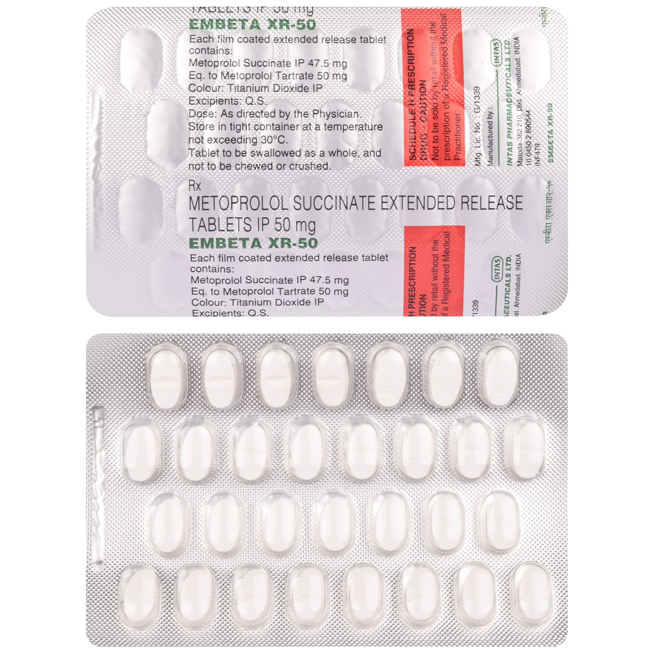 Embeta XR 50 Tablets