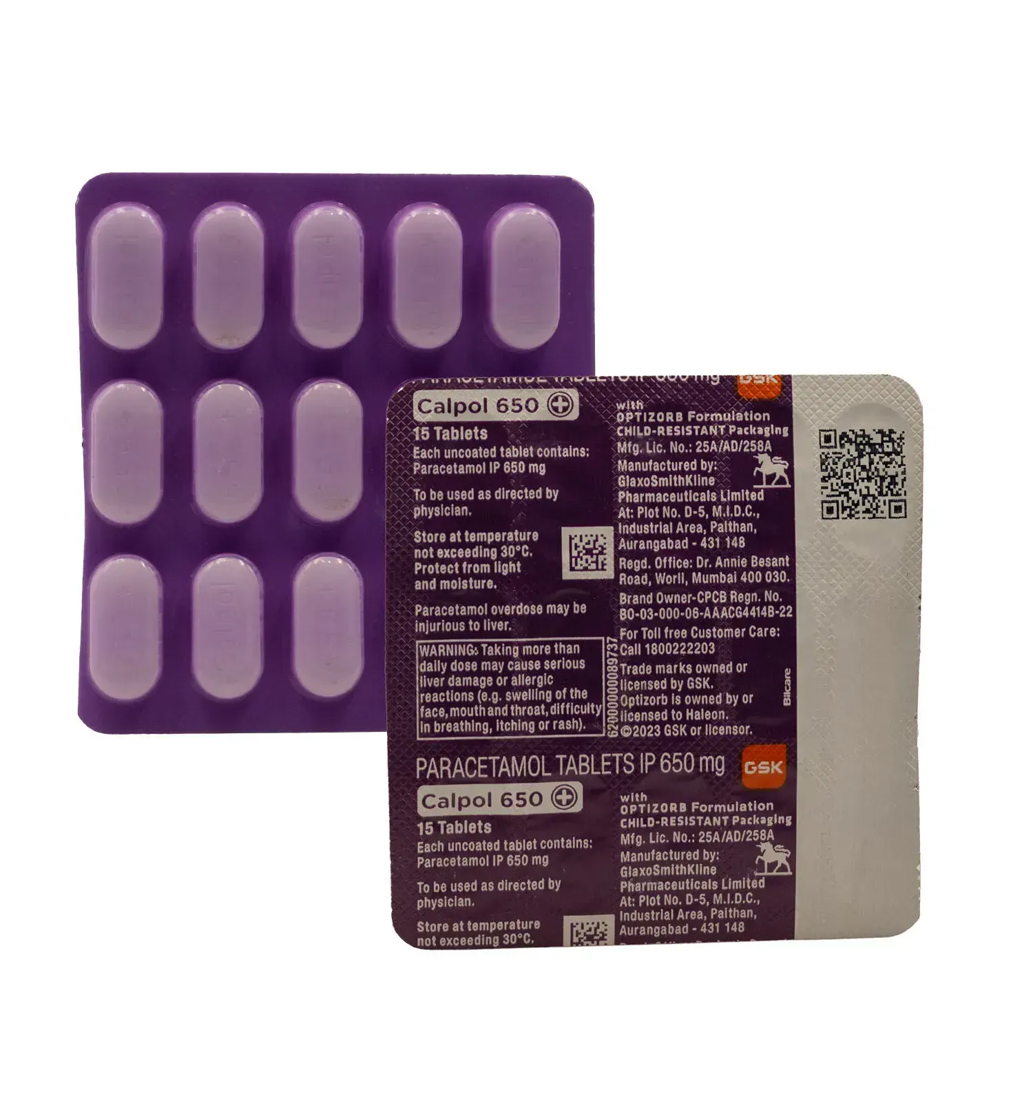 Calpol 650 + Tablets
