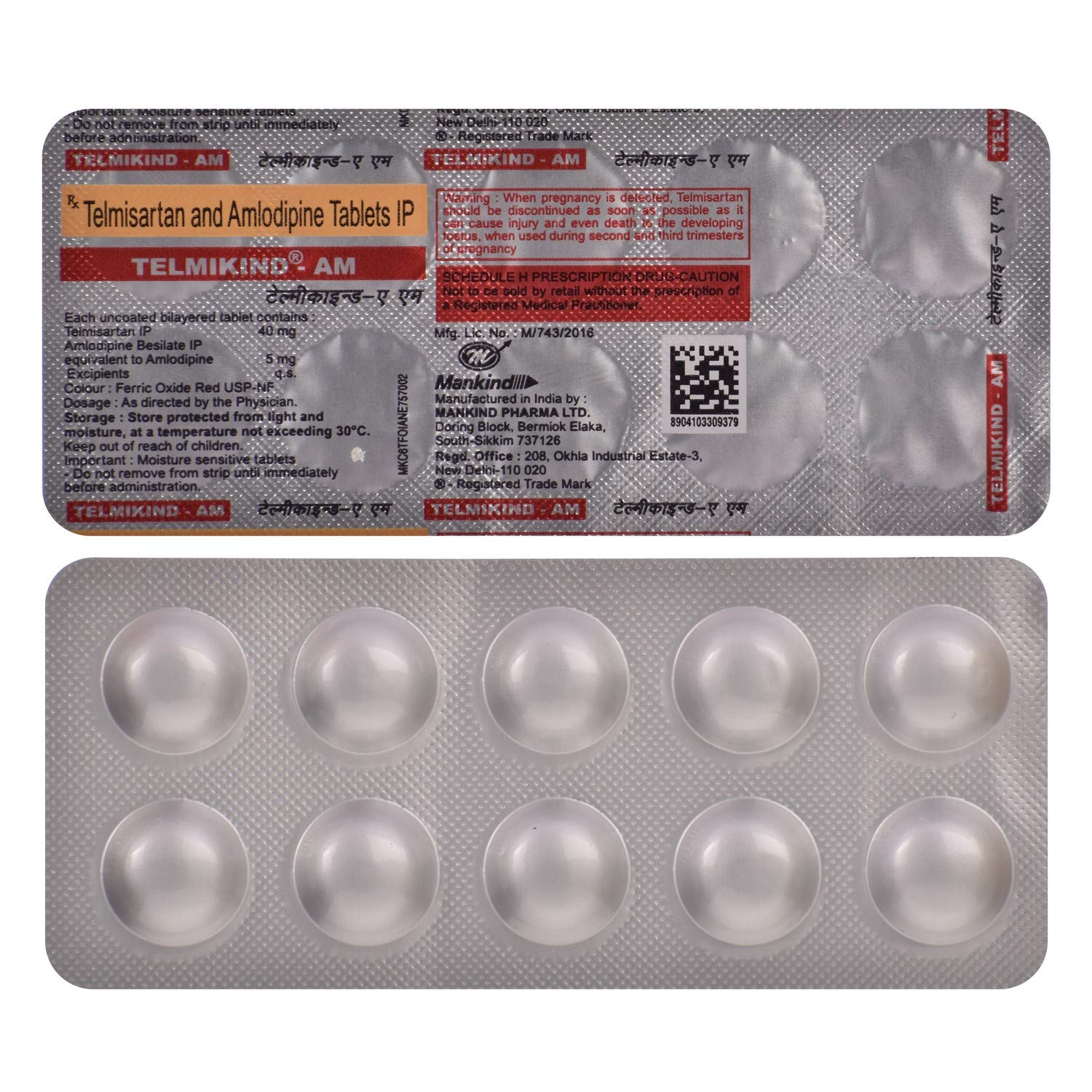Telmikind-AM Tablets
