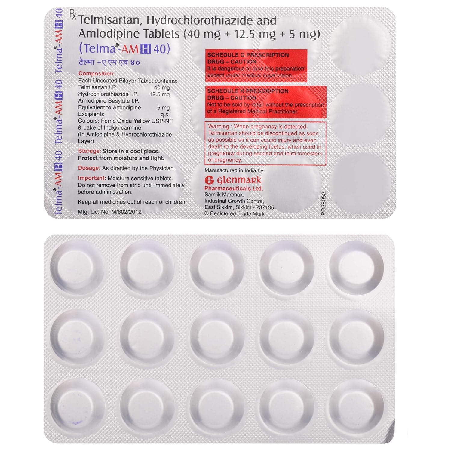 Telma-AM H 40 Tablets