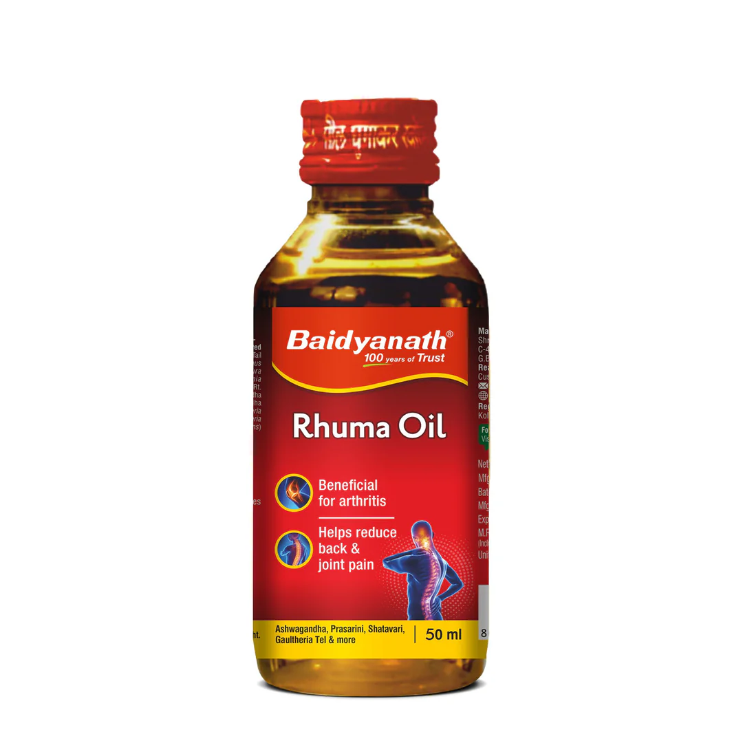 Baidyanath Rhuma Oil | Ayurvedic Pain Relief for Joints & Muscles Oil