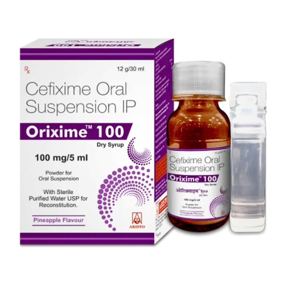 Orixime 100 Dry Syrup