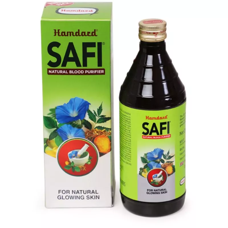 Hamdard Safi Natural Blood Purifier Syrup | For Natural Glowing Skin & Stomach Care ,100ml